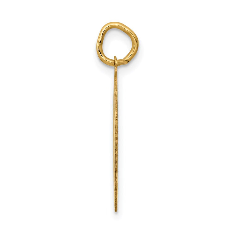 14k GRADUATION DAY Engravable Disc Charm