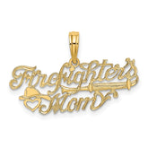 14k FIREFIGHTER'S MOM Charm