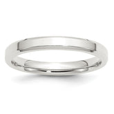 Sterling Silver 3mm Beveled Edge