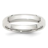 Sterling Silver 4mm Beveled Edge