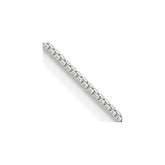 Sterling Silver 1mm 8 Sided Box Chain
