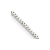 Sterling Silver 1.25mm 8 Sided Box Chain