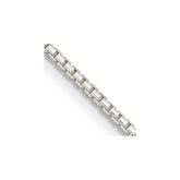 Sterling Silver 1.35mm 8 Sided Box Chain