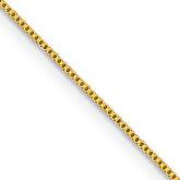 Gold-plated Sterling Silver .8mm Box Chain