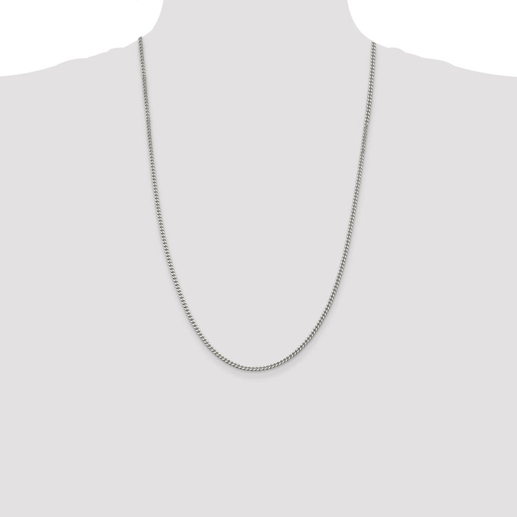 Sterling Silver 3mm Curb Chain