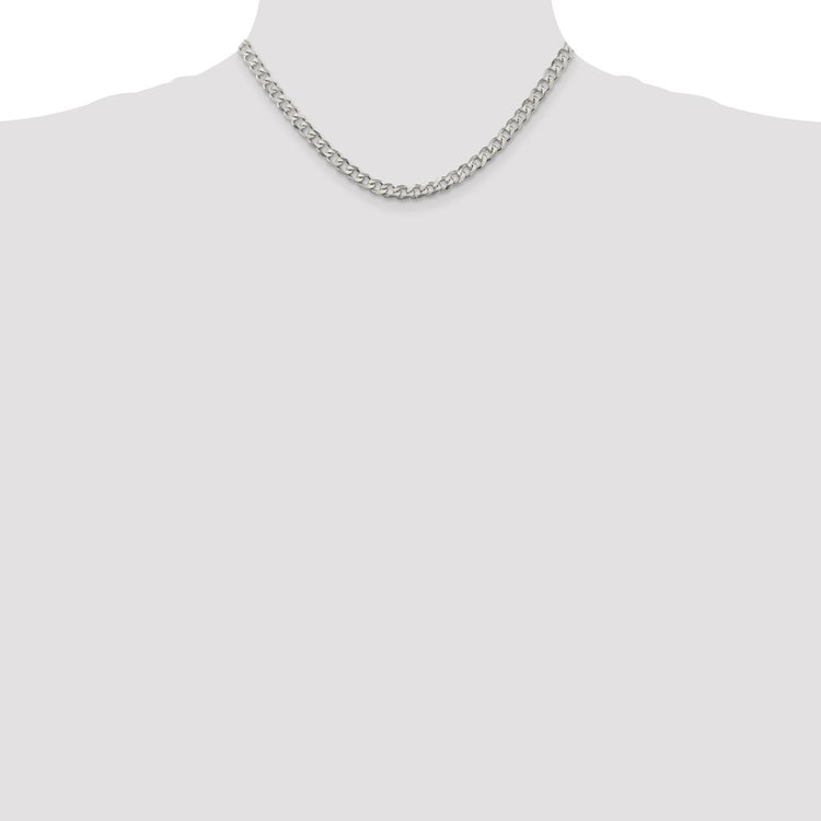 Sterling Silver 5.7mm Curb Chain