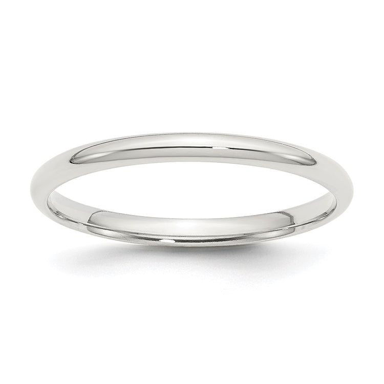 Sterling Silver 2mm Comfort Fit