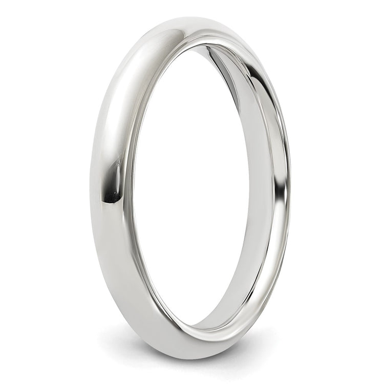 Sterling Silver 3mm Comfort Fit