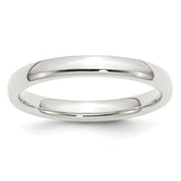 Sterling Silver 3mm Comfort Fit