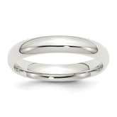 Sterling Silver 4mm Comfort Fit