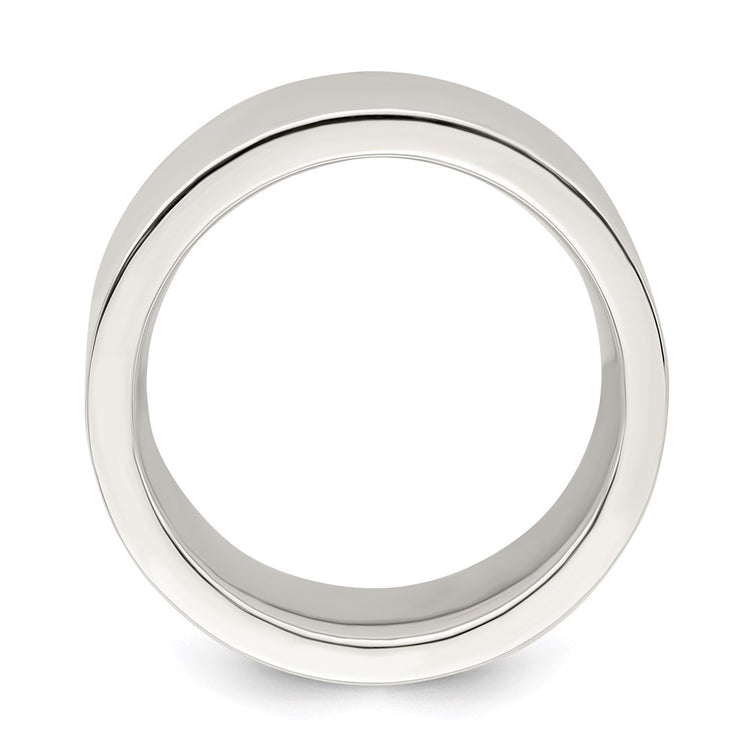 Sterling Silver 9mm Comfort Fit Flat