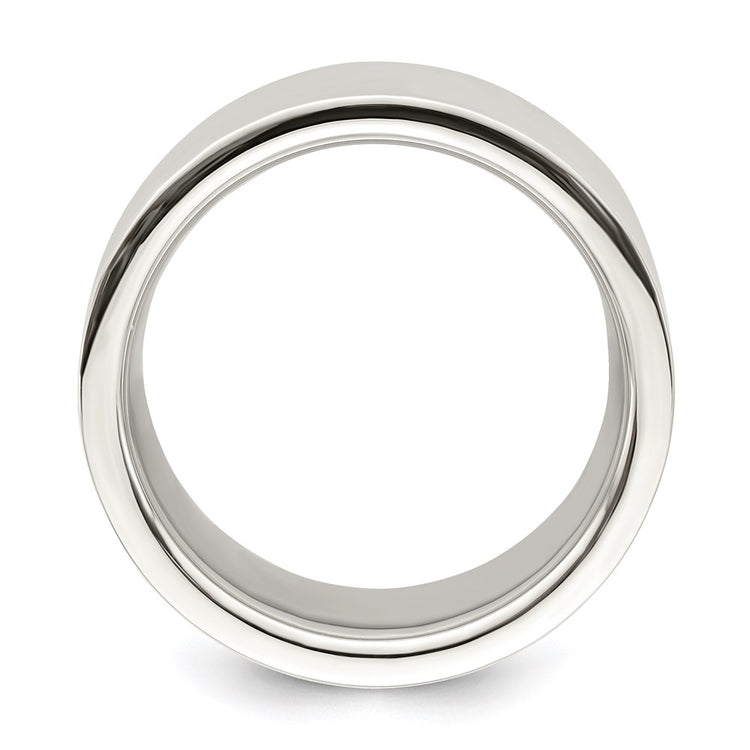 Sterling Silver 12mm Comfort Fit Flat