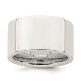 Sterling Silver 12mm Comfort Fit Flat