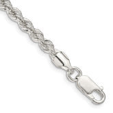 Sterling Silver 4.3mm Solid Rope Chain