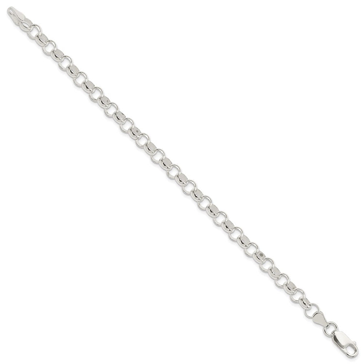 Sterling Silver 6.0mm Belcher Light Bracelet
