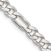 Sterling Silver 5.5mm Figaro Chain