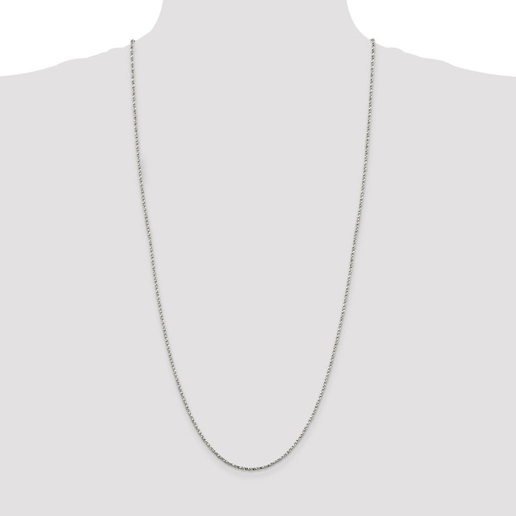 Sterling Silver 1.75mm Twisted Box Chain