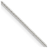 Sterling Silver .9mm 8 Sided Mirror Box Chain
