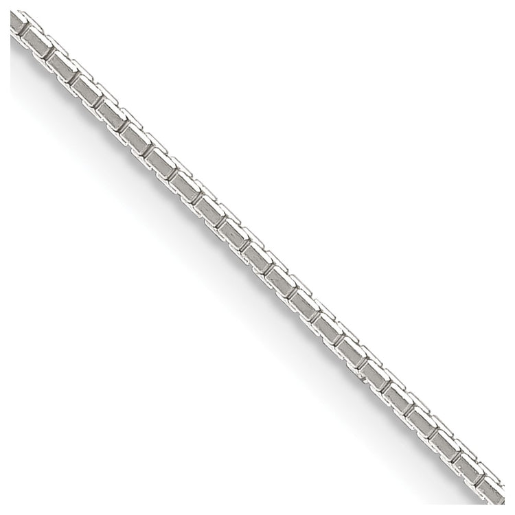 Sterling Silver .9mm 8 Sided Mirror Box Chain