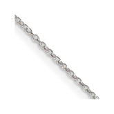 Sterling Silver 1.30mm Forzantine Cable Chain