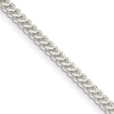 Sterling Silver 1.8mm D/C Square Franco Chain