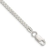 Sterling Silver 3mm D/C Square Franco Chain