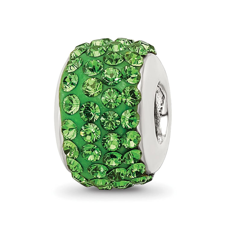 Sterling Silver Reflections Yellow Full Preciosa Crystal Bead