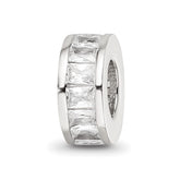Sterling Silver Reflections w/ CZ Spacer Bead