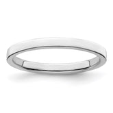 Sterling Silver 2mm Lightweight Flat