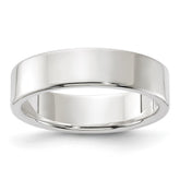 Sterling Silver 5mm Lightweight Flat
