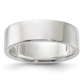 Sterling Silver 6mm Lightweight Flat