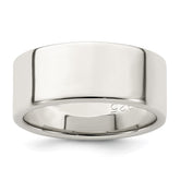 Sterling Silver 8mm Lightweight Flat