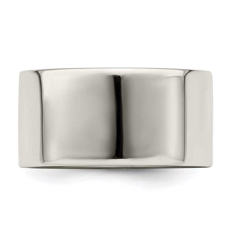 Sterling Silver 10mm Lightweight Flat
