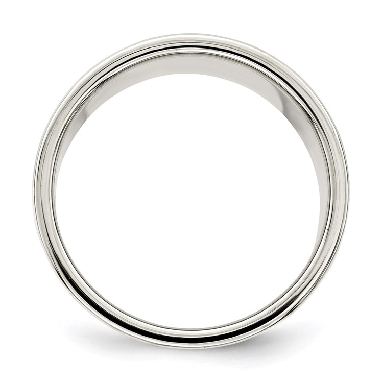Sterling Silver 12mm Lightweight Flat