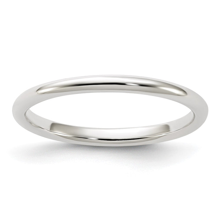 Sterling Silver 2mm Half Round