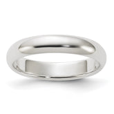 Sterling Silver 4mm Half Round