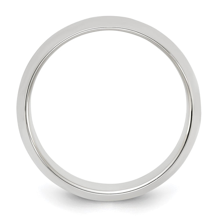 Sterling Silver 8mm Half Round