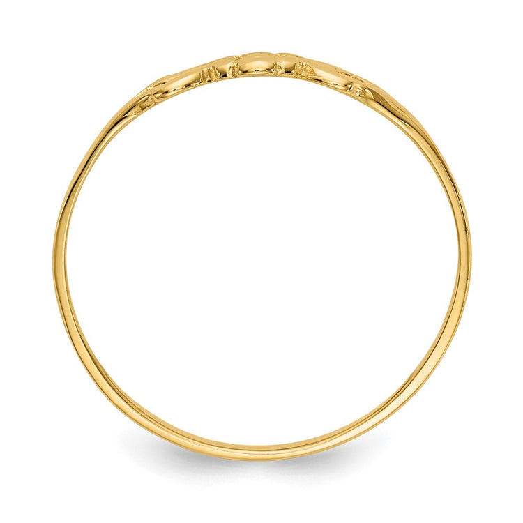 14K Flower Size 5 Baby / Childs Ring