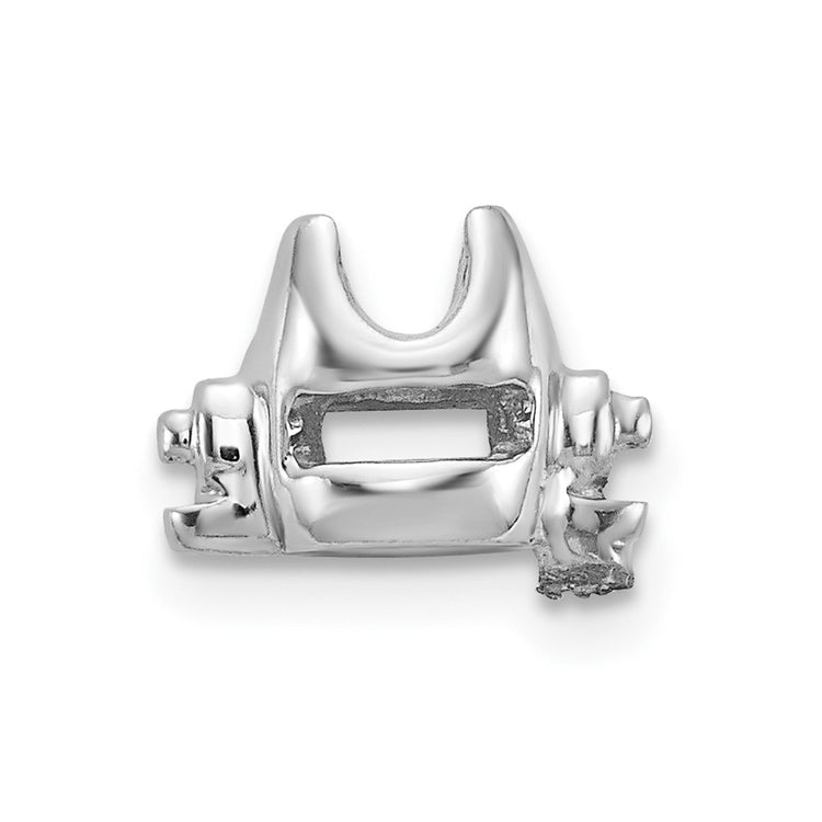 14k White Gold Head Holds up to 3.25mm for X900/X901 Add-a Diamond Bracelet