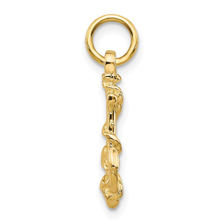 10k Anchor with Rope Pendant