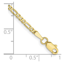 10k 2.2mm Flat Figaro Chain