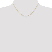 10k .5mm Carded Cable Rope Chain