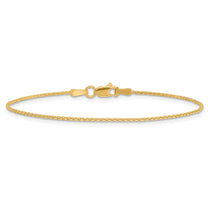 10k 1.2mm Parisian Wheat Chain