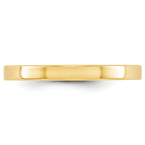 10k Yellow Gold 2.5mm Lightweight Flat Wedding Band