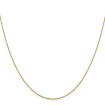 14K .8mm Loose Rope Chain
