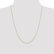 14K .8mm Loose Rope Chain