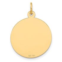 14k LAS VEGAS NEVADA with Dice Engravable 19mm Disc Charm