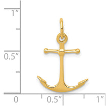 14K 3-D Anchor Charm