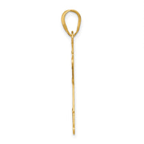 14k Laser Polished Boy with Hat Charm