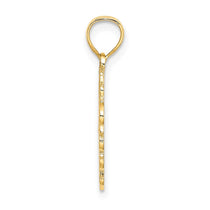 14K MOM in Heart Charm